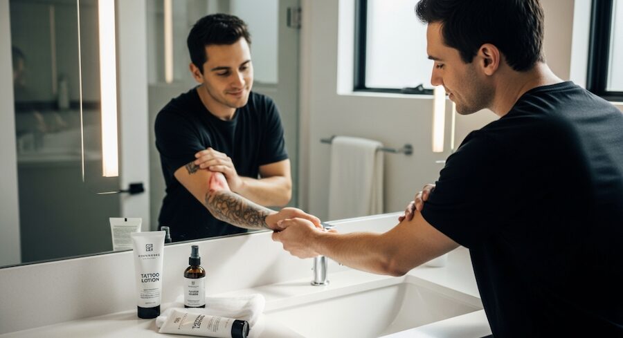 επίδραση της κρέμας στον πόνο του τατουάζ