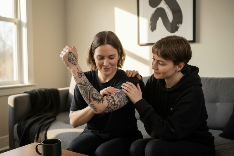 τι είναι ο πόνος κατά τη διάρκεια του τατουάζ